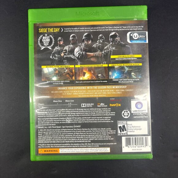 Tom Clancys Rainbow Six Siege Gold Edition Xbox One - Picture 3 of 3